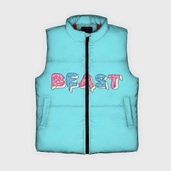 Женский жилет Mr Beast Donut, цвет: 3D-красный