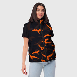 Женский жилет Стая Воронов, цвет: 3D-черный — фото 2