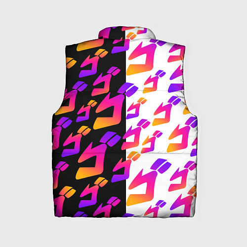 Женский жилет JOJO BIZARRE ADVENTURE ДЖО ДЖО УЗОР / 3D-Красный – фото 2