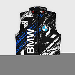 Женский жилет BMW следы от шин, цвет: 3D-красный