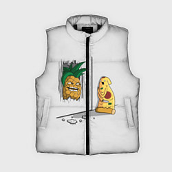 Женский жилет HERES PINEAPPLE!, цвет: 3D-черный