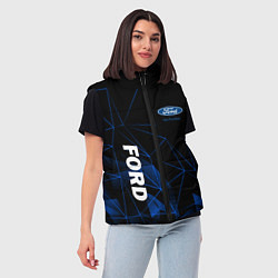 Женский жилет FORD, ФОРД ГЕОМЕТРИЯ, цвет: 3D-красный — фото 2