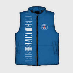 Женский жилет PSG PARIS SAINT GERMAIN WHITE LINE SPORT, цвет: 3D-черный