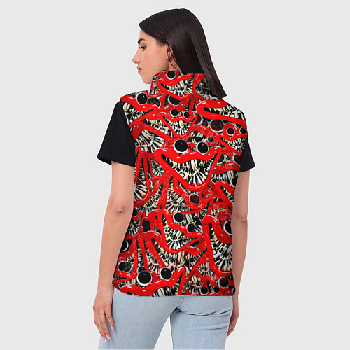 Женский жилет POPPY PLAYTIME ХАГГИ ВАГГИ / 3D-Светло-серый – фото 4