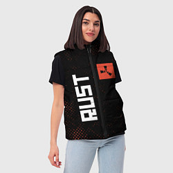 Женский жилет RUST - Гранж, цвет: 3D-красный — фото 2
