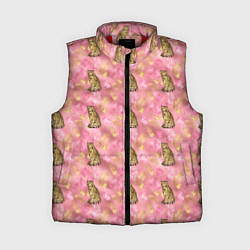 Женский жилет Золотой тигр GOLD TIGER, цвет: 3D-красный