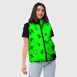 Женский жилет ДРЕВНИЙ СИМВОЛ Брызги Паттерн, цвет: 3D-красный — фото 2