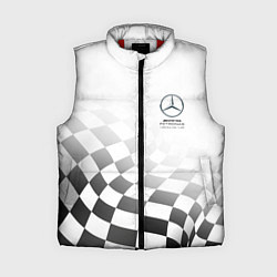Женский жилет MERCEDES, МЕРСЕДЕС СПОРТ, ФИНИШНЫЙ ФЛАГ, ФОРМУЛА 1
