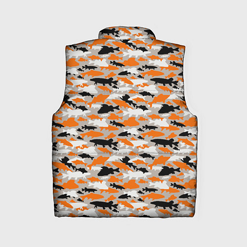 Женский жилет Рыболовный камуфляж из рыб / 3D-Красный – фото 2