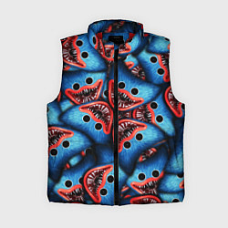 Женский жилет ЛИЦО ХАГИ ВАГИ, POPPY PLAYTIME, цвет: 3D-красный