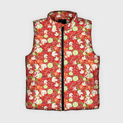 Женский жилет Ингредиенты для Пиццы, цвет: 3D-красный