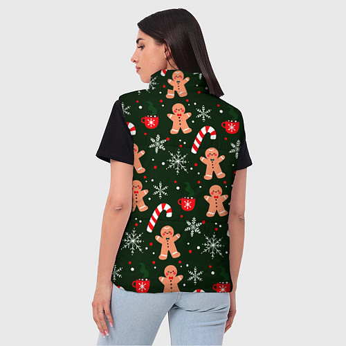 Женский жилет НОВЫЙ ГОД 2022 АТМОСФЕРА / 3D-Светло-серый – фото 4