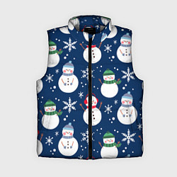 Женский жилет НОВЫЙ ГОД 2022 ПАТТЕРН, цвет: 3D-светло-серый