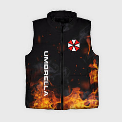 Женский жилет Umbrella Corporation Огонь, цвет: 3D-черный