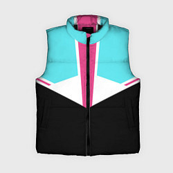 Женский жилет Ретро 90-х, цвет: 3D-черный