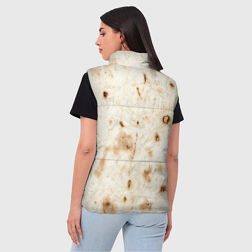 Женский жилет Лаваш - тексутра / 3D-Светло-серый – фото 4