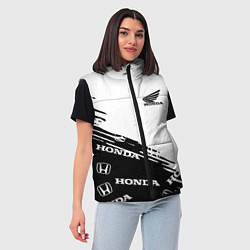 Женский жилет Honda sport pattern, цвет: 3D-красный — фото 2