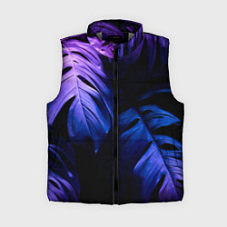 Женский жилет НЕОНОВЫЕ ПАПОРОТНИКИ, цвет: 3D-светло-серый