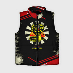 Женский жилет Кобра Кай Сериал Нетфликс Гранж, цвет: 3D-черный