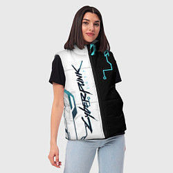 Женский жилет Cyberpunk 2077 Game, цвет: 3D-черный — фото 2