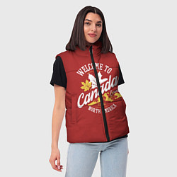 Женский жилет Канада Canada, цвет: 3D-черный — фото 2