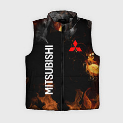 Женский жилет Mitsubishi огонь из листьев, цвет: 3D-светло-серый