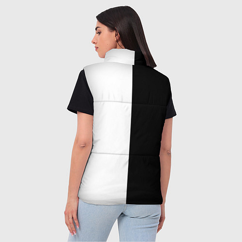 Женский жилет РОССИЯ чёрно-белое / 3D-Светло-серый – фото 4