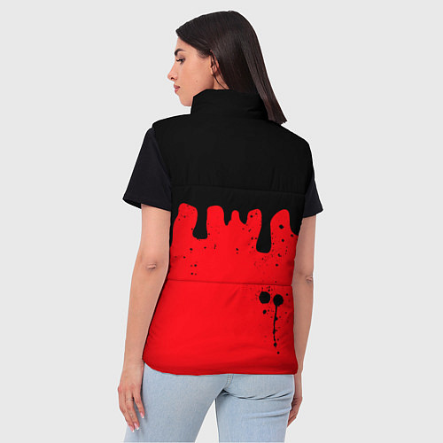 Женский жилет Chicago Bulls Чикаго Буллз Логотип / 3D-Светло-серый – фото 4