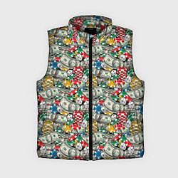 Женский жилет Деньги Казино