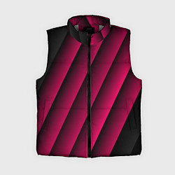 Женский жилет Red Stripe 3D Красные полосы
