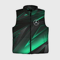 Женский жилет MERCEDES-BENZ AMG NEON STRIPES PETRONAS, цвет: 3D-черный