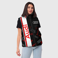 Женский жилет Ауди audi sport, цвет: 3D-красный — фото 2