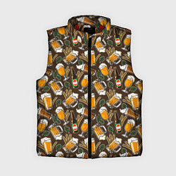 Женский жилет Хмель и Пиво, цвет: 3D-красный