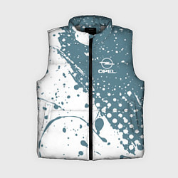 Женский жилет OPEL брызги, цвет: 3D-светло-серый