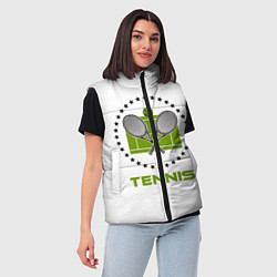 Женский жилет TENNIS Теннис, цвет: 3D-светло-серый — фото 2