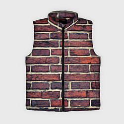 Женский жилет Brick Wall, цвет: 3D-черный