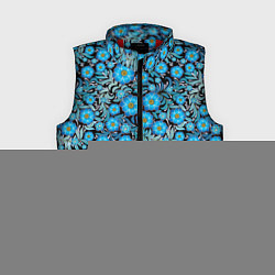 Женский жилет Поле синих цветов