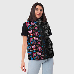 Женский жилет Хагги и Друзья, цвет: 3D-черный — фото 2