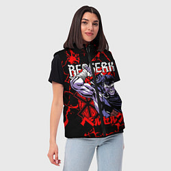 Женский жилет БЕРСЕРК BERSERK GUTS, цвет: 3D-черный — фото 2