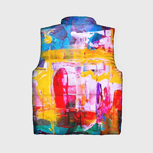 Женский жилет Импрессионизм Лето Абстракция Impressionism Summer / 3D-Красный – фото 2