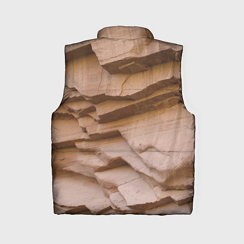 Женский жилет Рельефные скалы Relief rocks / 3D-Красный – фото 2