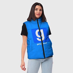Женский жилет Garrys Mod логотип, цвет: 3D-черный — фото 2