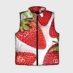 Женский жилет Strawberries, цвет: 3D-красный