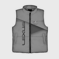 Женский жилет Lexus - серая абстракция, цвет: 3D-светло-серый