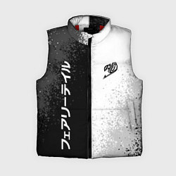 Женский жилет FAIRY TAIL BLACK AND WHITE LOGO