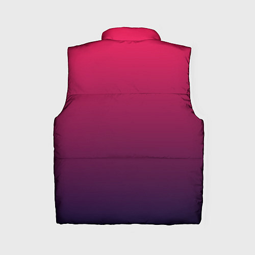 Женский жилет RED to dark BLUE GRADIENT / 3D-Красный – фото 2