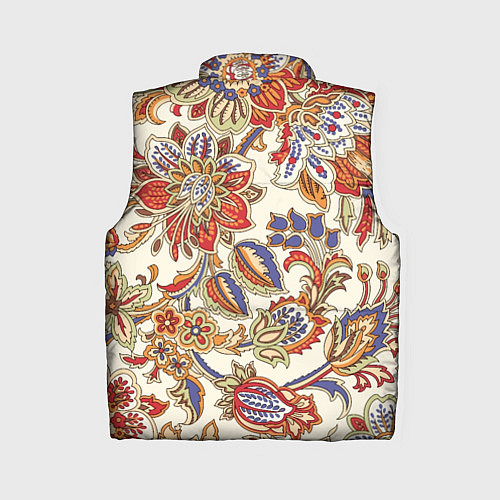 Женский жилет Цветочный винтажный орнамент / 3D-Красный – фото 2