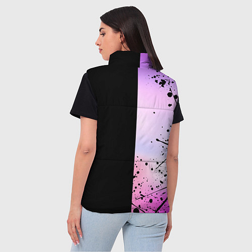 Женский жилет BLACKPINK HALF COLORS / 3D-Светло-серый – фото 4