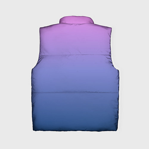 Женский жилет PINK-BLUE GRADIENT ГРАДИЕНТ / 3D-Светло-серый – фото 2