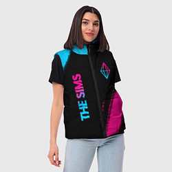 Женский жилет The Sims Neon Gradient, цвет: 3D-черный — фото 2